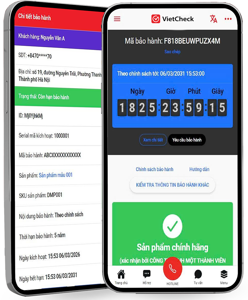 Anti-counterfeit products